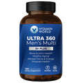 Vitamin World Ultra 360 Multivitamin for Men 50 Plus Mens 50+ Multivitamin with Minerals & Herbs for Prostate Function Supplement with Vitamin A C D E & Zinc for Healthy Aging 180 Caplets